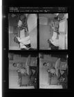 Girl in county tax office (4 Negatives) (August 9, 1958) [Sleeve 8, Folder e, Box 15]